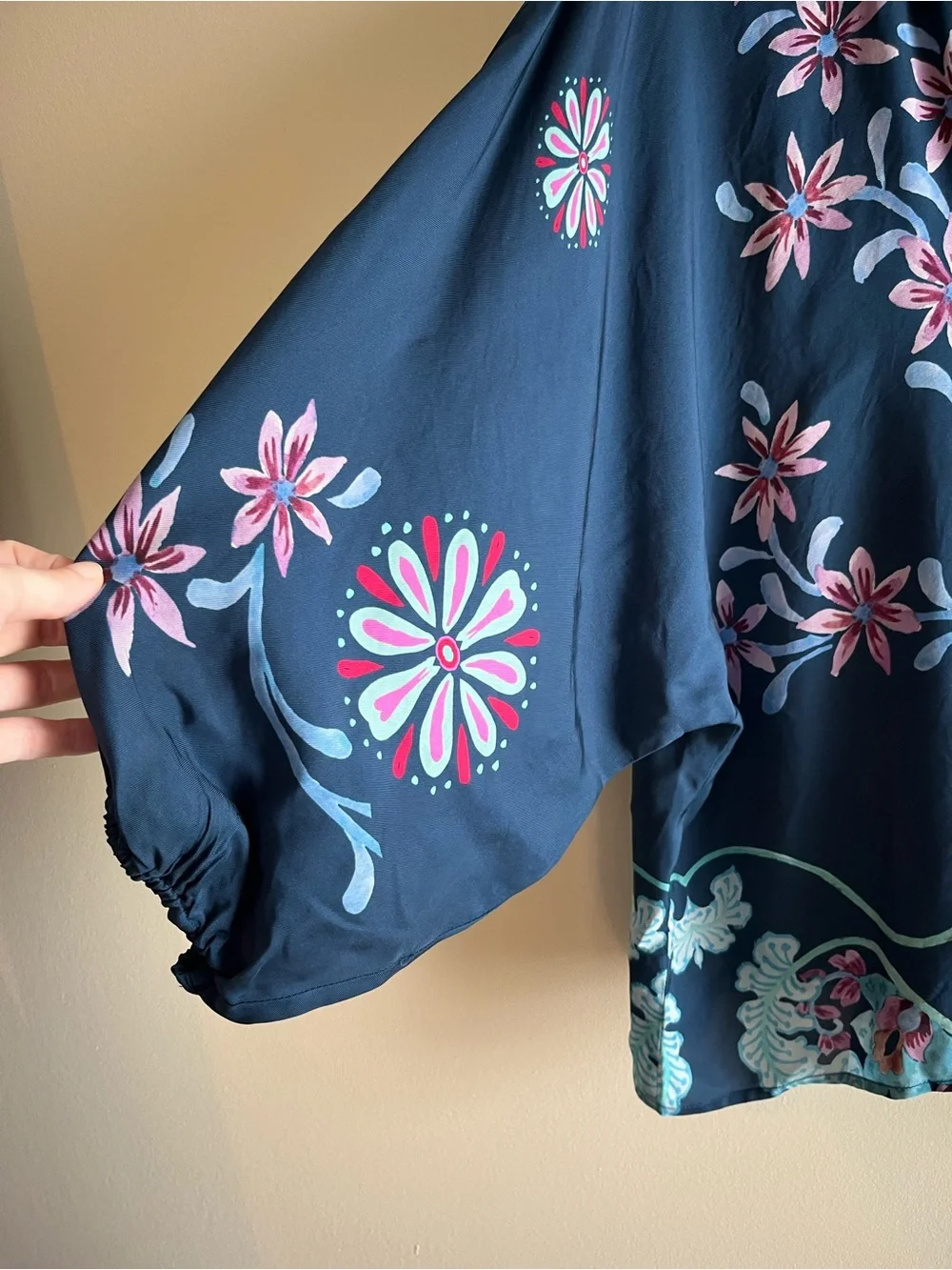 Johnny Was Harlan Blouse in Leilana Print Sz Medium